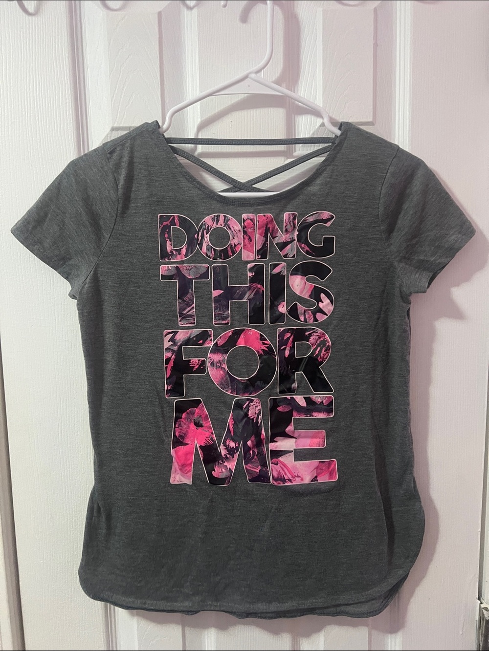 Energie Graphic Tee w/ Open Back